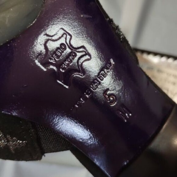 Donald J Pliner Italian Couture Studded Slide Heels sz 5 ~ Like new, 1minor flaw - Picture 5 of 12